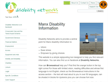 Tablet Screenshot of disabilitynetworks.info